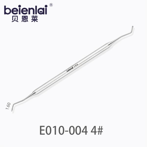 Benlai Dental Spoon Excavator E010-004 BJS 4#, Double End, 5.5 Octagonal Handle